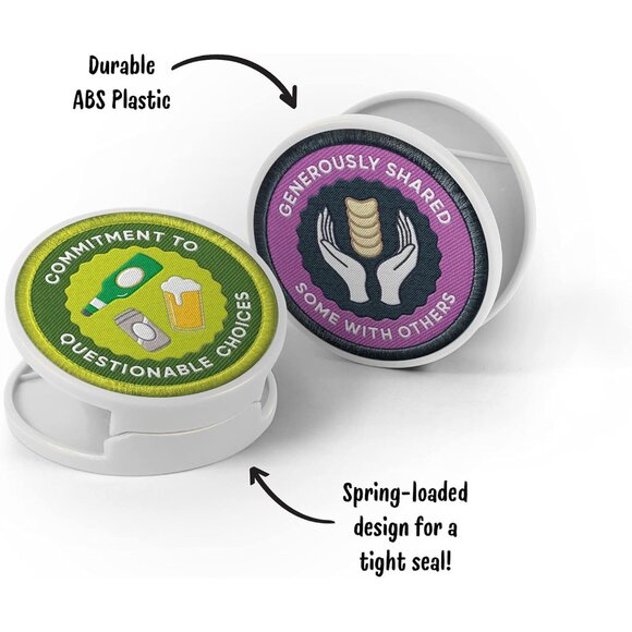 LOT of 2 GENUINE FRED Grin and Merit Bag Clips (8 clips total) Scout Inspired - Picture 2 of 5